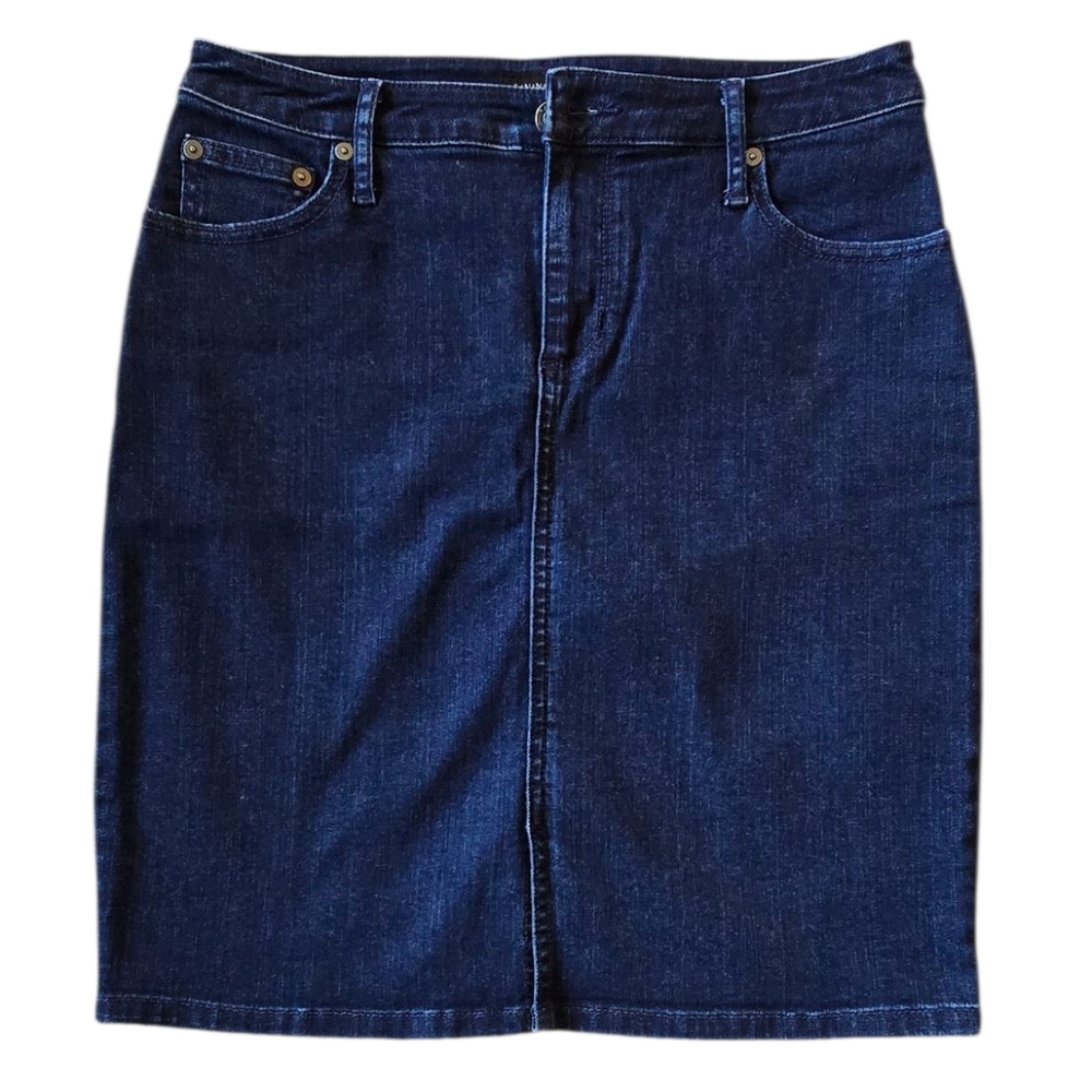 Banana Republic Indigo Pencil Skirt